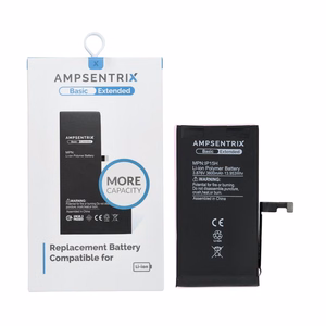 AmpSentrix Basic aku iPhone 15 jaoks (suure mahutavusega 3600 mAh)