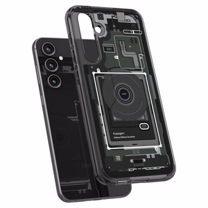 Spigen Ultra Hybrid Ümbris jaoks Samsung Galaxy S23 FE - Dark hall (Zero One Pattern)