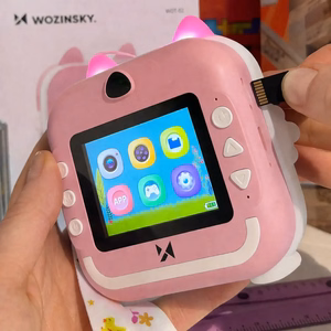 Wozinsky WDT-01 Thermal Printer Camera for Kids - Pink