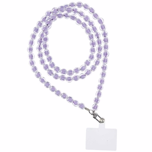 COLORFUL Phone lanyard, Phone pendant / cord length 120cm (60cm in the loop) / on neck - lilla