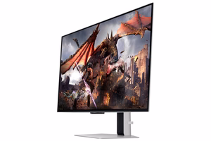 Samsung G80SD monitor 81,3 cm (32") 3840 x 2160 pikslit 4K Ultra HD OLED hõbedane