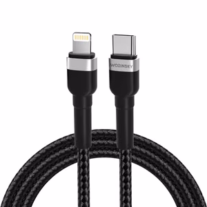 Wozinsky WNBCL1 Lightning / USB-C PD 30W kaabel 1 m - must