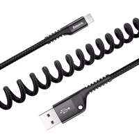 Baseus Spring-loaded cable Lightning 1m 2A (must)