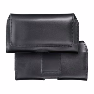 ROYAL universal horizontal leather belt holster size M jaoks IPHONE 12 MINI / 13 MINI / SAMSUNG A40 / S8 / XIAOMI 12 / Redmi 5A must