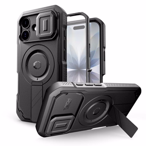 Tech-Protect Kevlar MagSafe ümbris jaoks iPhone 17 - must