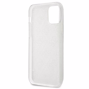 Guess GUHCP12S3D4GTR iPhone 12 mini 5.4" läbipaistev kõvakott 4G 3D mustriga kollektsioon