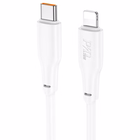 USB kaabel Hoco X93 60W USB-C to USB-C 1.0m valge