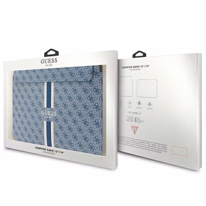 Guess 4G Printed Stripes cover jaoks a 14" laptop - sinine