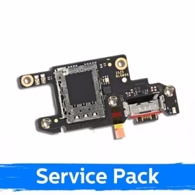 Laadimispesa ühilduv Xiaomi Redmi Note 13 Pro 5G flex'iga / Plata (Service Pack)