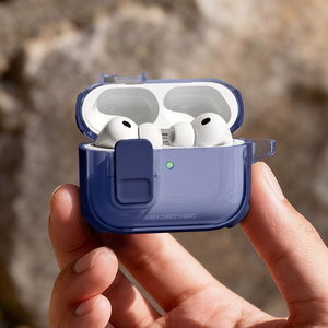 AmazingThing Titan Pro Mag ümbris läbipaistev AirPods Pro 3 jaoks - sinine