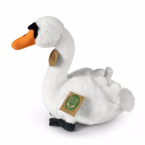 Rappa keskkonnahoidlik realistlik luige plüüslelu, 20 cm