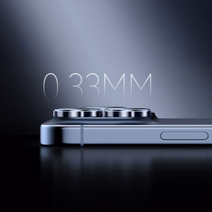 Rock Tempered klaas Pure Series Camera Lens on camera for Iphone 17 Pro/17 Pro Max (lens 3 pieces) oranž