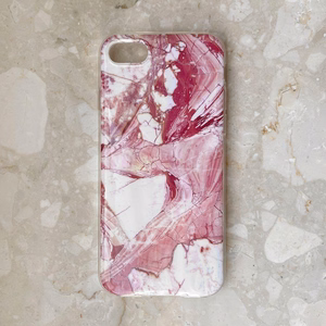 Wozinsky Marble TPU kate geelist marmor Samsung Galaxy S22 Ultra mustale küljele