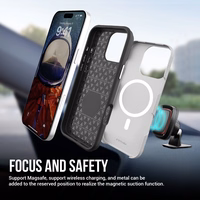 Perfectionists Triangle Mag Ümbris iPhone 14 Pro hõbedane