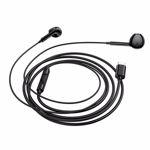 Borofone Earphones BM100 Fuente with microphone Type C (DAC) black