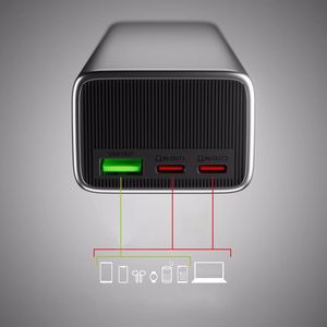 Powerbank SBS 10000mAh PD 35W LCD ekraaniga - hall