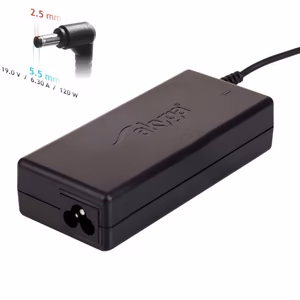 Laadija sülearvutile Akyga AK-ND-44 (19V / 6.3A 120W 5.5 x 2.5mm) ASUS / TOSHIBA / LENOVO 1.2m