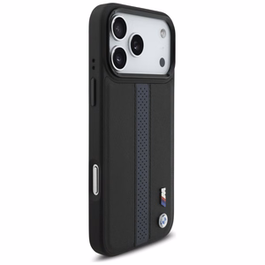 BMW M Perforated Stripe Logo MagSafe Ümbris jaoks iPhone 17 Pro Max - Sinine