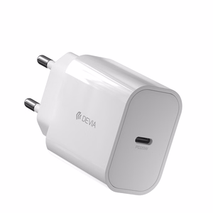 Devia seinalaadija Smart PD 1x USB-C 20W valge