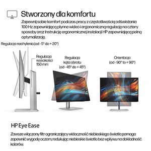 HP Series 7 Pro 24-tolline WUXGA USB-C monitor - 724pu