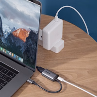 Baseus Adapter HUB - tüüp C to VGA + tüüp C PD - (CAHUB-O0G) dark hall