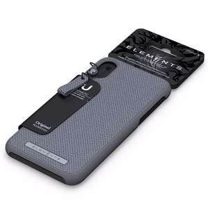Nordic Elements Original Idun ümbris seadmele iPhone XS Max, keskmiselt hall