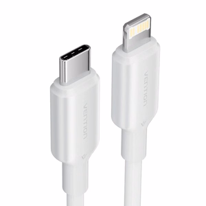USB-C kuni Lightning kaabel 3A 480Mbps 1m, valge