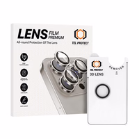 Tempered glass Tel Protect 3D Lens on camera jaoks Iphone 17 Air läbipaistev (lens 1 piece)