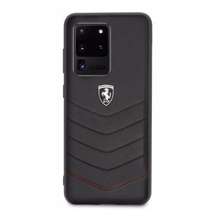 Ferrari kõvakott FEHQUHCS69BK S20 Ultra G988 must/must Heritage