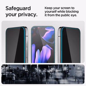 Приватное стекло Spigen Glas.TR "Ez Fit" Privacy HD 2-pack для Google Pixel 9 / 9 Pro
