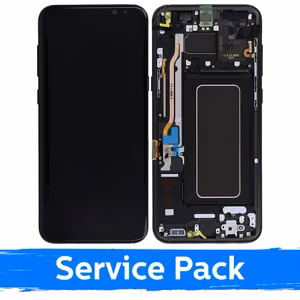 LCD Ekraan Ühildub Samsung G955 S8 Plus Koos Frame / Midnight Must / (Service Pack)