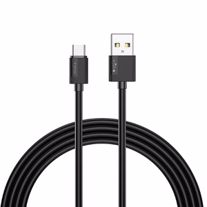 CABLE T-PHOX NETS TYPE-C BLACK 3A ; PVC ; 2M