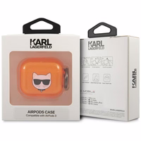 Karl Lagerfeld Choupette ümbris AirPods 3 jaoks - oranž