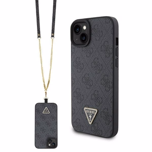 Guess GUHCP15SP4TDSCPK iPhone 15 6.1" must/must hardcase Crossbody 4G Metal Logo