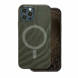 Tecto Shield Desert Mag ümbris mudelile iPhone 12 / 12 Pro 6,1", tume oliivroheline