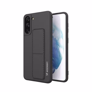 Wozinsky Kickstand Case silikoonümbris alusega Samsung Galaxy S21+ 5G must