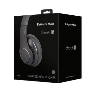 Kruger&Matz Street 3 Wireless juhtmeta kõrvapealsed kõrvaklapid, mustad