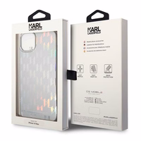 Karl Lagerfeld KLHCP14MLGMMSV3 iPhone 14 Plus 6.7 "hardcase hõbedane / hõbedane Monogram Iridescent