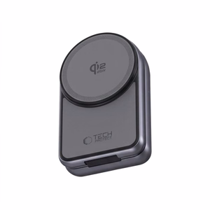 Tech-Protect A53 MagSafe Qi2.2 25 W juhtmevaba laadimisjaam 3 seadmele – tumehall