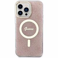 Guess GUHMP13XH4STP iPhone 13 Pro Max 6.7" roosa/roosa hardcase 4G MagSafe
