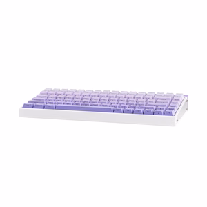 HERO84 HE White+Purple+Gradient+LIGHT JadeKing RGB AULA gasket klaviatuur