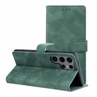 TENDER Book Ümbris jaoks SAMSUNG S24 Ultra roheline