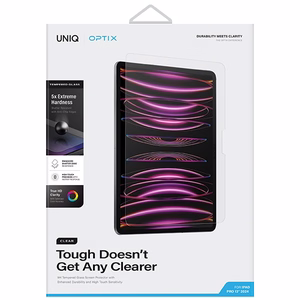 Uniq Optix Clear karastatud klaas aplikaatoriga iPad Pro 13" 2024 jaoks