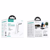 Wireless laadija Hoco CW43 Graceful 3-in-1 valge