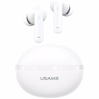Bluetooth kõrvaklapid USAMS Echo E02 TWS ANC+ENC juhtmevabad valge