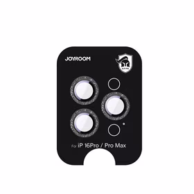 Joyroom JR-MSF0303 Glass Ekraanikaitse jaoks iPhone 16 Pro/16 Pro Max Lenses - must