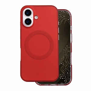 Tecto Shield Mistiq Mag ümbris mudelile iPhone 16 6,1", punane