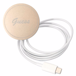 Guess GUBPP14MH4EACSK 4G Print MagSafe ümbrise ja laadija komplekt seadmele iPhone 14 Plus 6.7", must