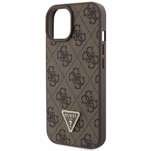Guess GUHCP15MP4TDSCPW iPhone 15 Plus 6.7" brown/brown hardcase Crossbody 4G Metal Logo