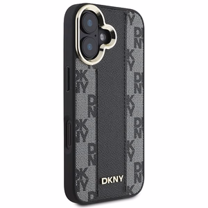 DKNY Checkered Pattern Magsafe iPhone 16 Ümbris - Must